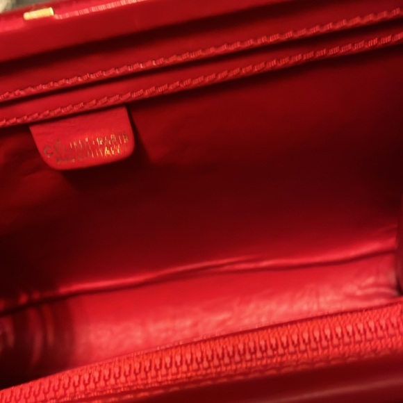 Celine Red Leather Women's Clutch - Picture 11 of 16